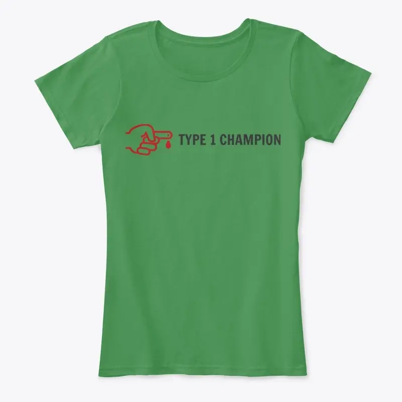 Female Slim-Fit Type 1 Champion T Shirt