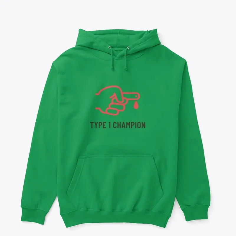 Type 1 Champion logo Hoodie